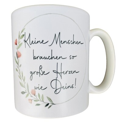 Keramik Tasse Kleine Menschen...