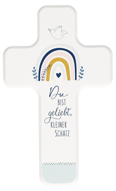 Holzkreuz Regenbogen