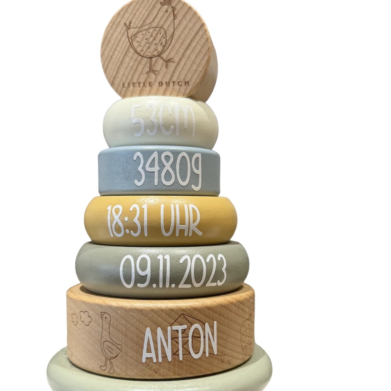 Ring Stapelturm Mint