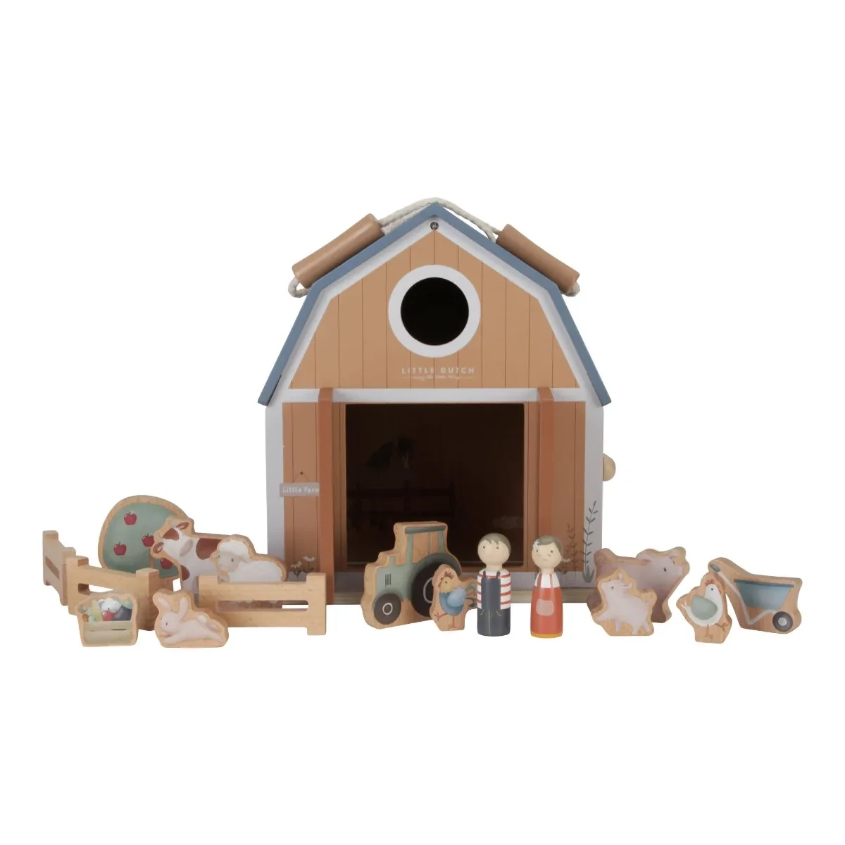 Puppenhaus mit Zubehör Farm | Little Dutch