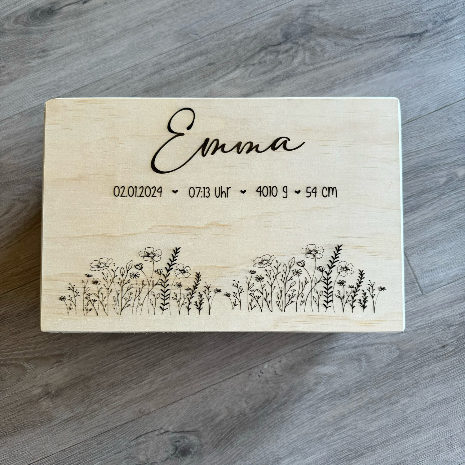 Erinnerungsbox Blumenwise