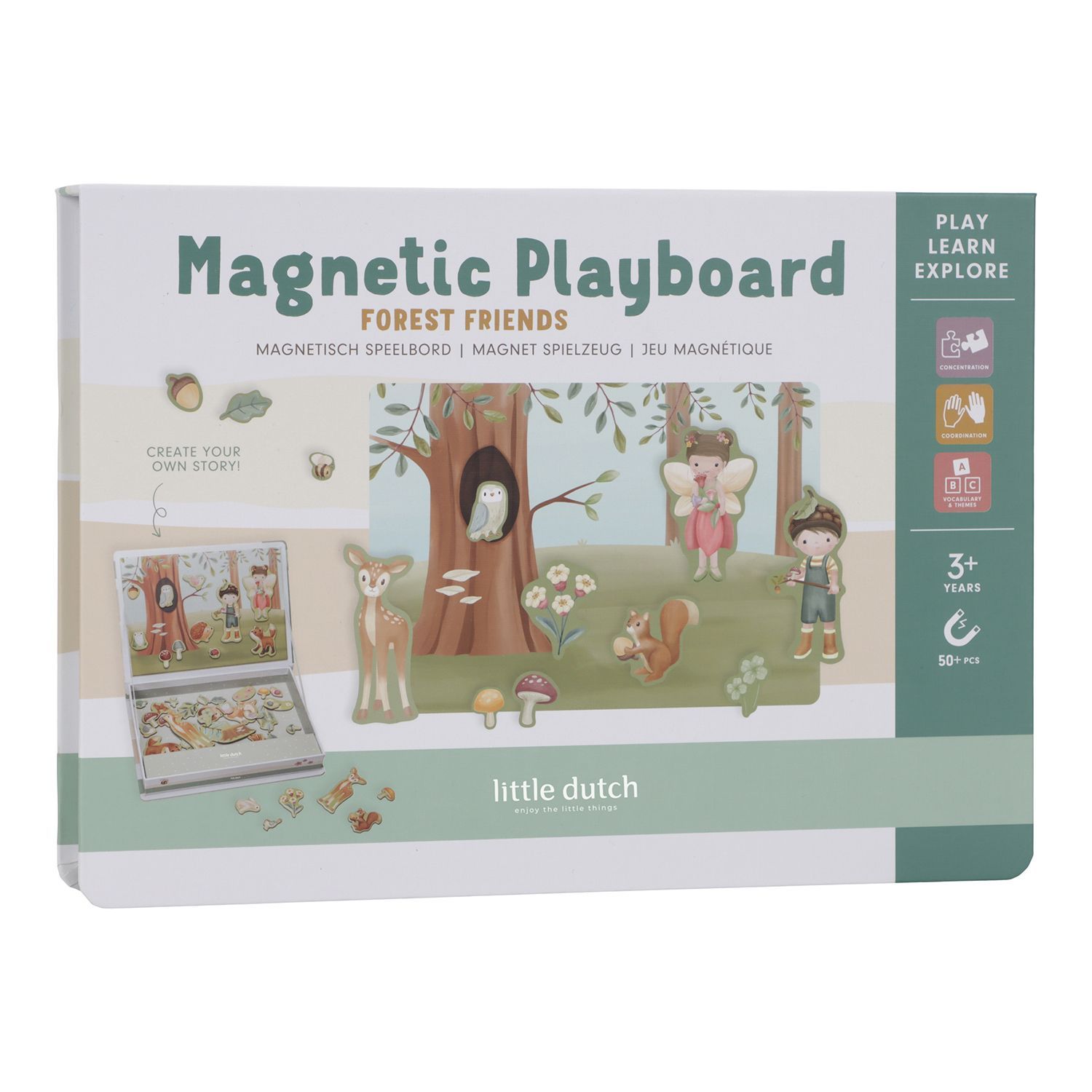 Magnetpuzzle Forest Friends | Little Dutch