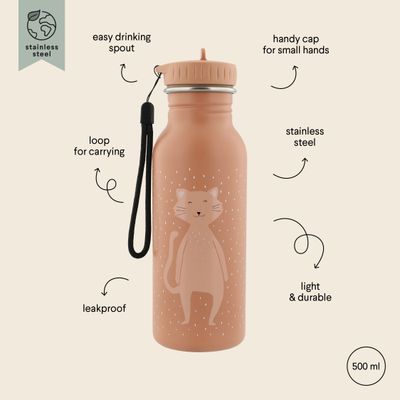 Trinkflasche 500ml - Mrs. Cat