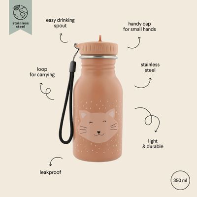 Trinkflasche 350ml - Mrs. Cat
