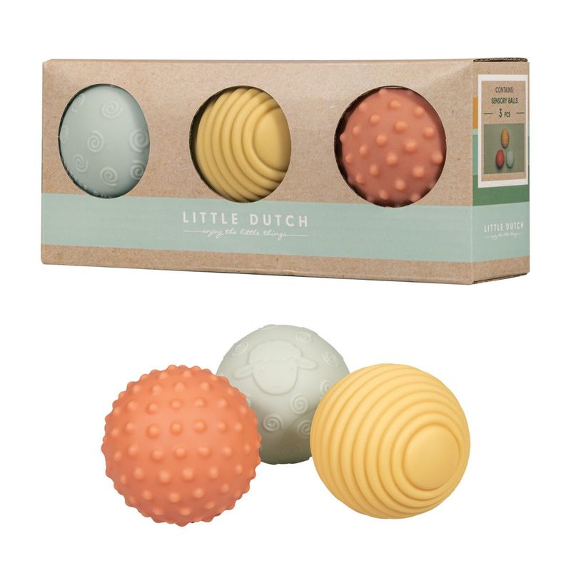 Sensorikbälle – 3-teiliges Set Little Dutch