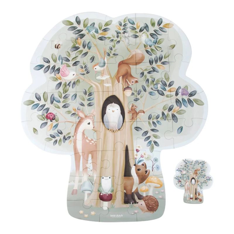 Boden Puzzle, 37 Teile, Forest Friends | Little Dutch