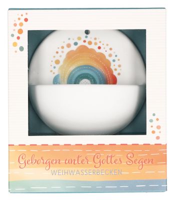 Weihwasserbecken Regenbogen