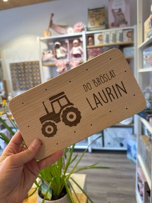 Jausebrett "Do Bröslat..." Traktor | Herzstücke