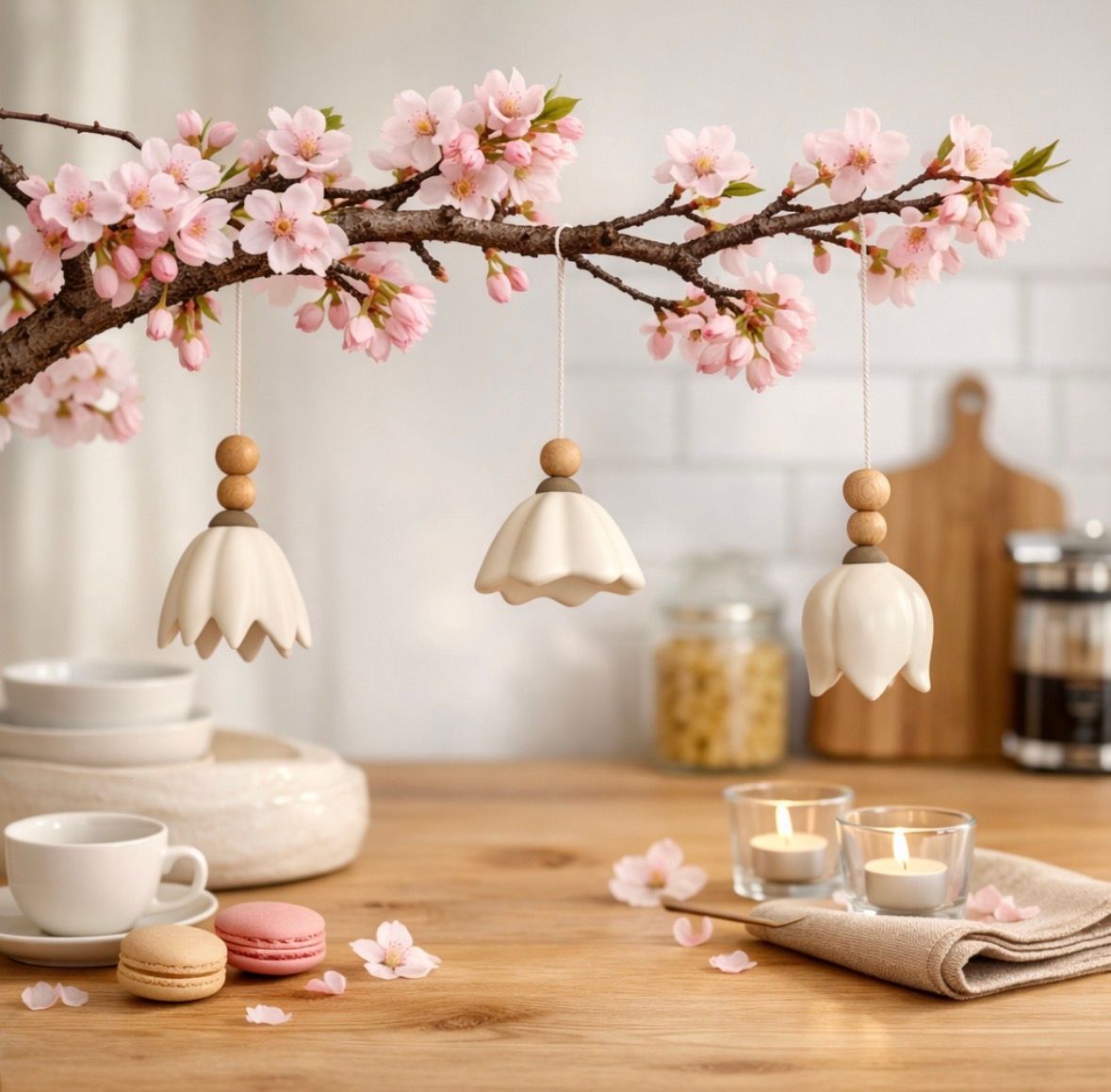 3D Frühlingszauber Blumen Deko 3er set