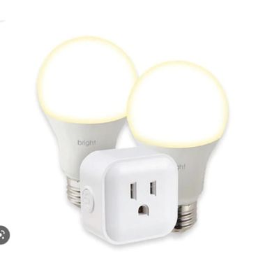 Bright - 2 Smart Wifi Bulb + Smart Plug