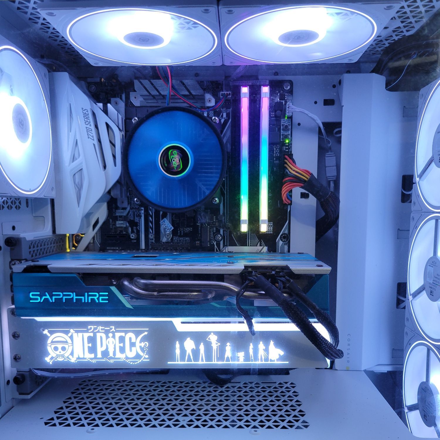 One Piece x Asus - Corsair Gaming PC - WHITE