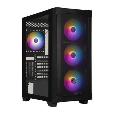 Bitfenix Graph + 4 ARGB Fans - Hinge Door - Black