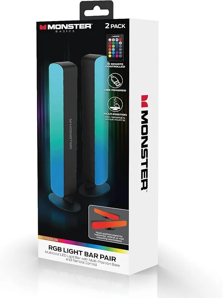Monster RGB Light Bars - 2 Pack