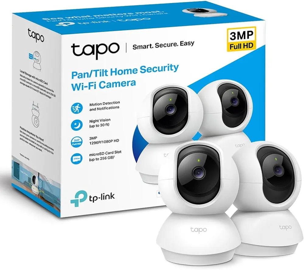 TP-Link Tapo - 2k Indoor Security Camera - 2 Pack