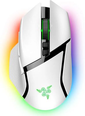 Razer Basillisk V3 Pro - Hyperspeed Wireless RGB Gaming Mouse - White