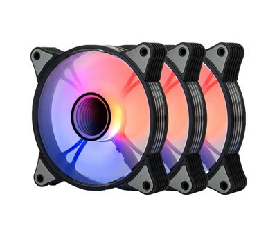 Aigo AR12 Pro - Infinite Mirror ARGB Fan - Black