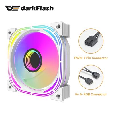 Aigo Dark Flash INF24 - Infinite Mirror ARGB Fan - White