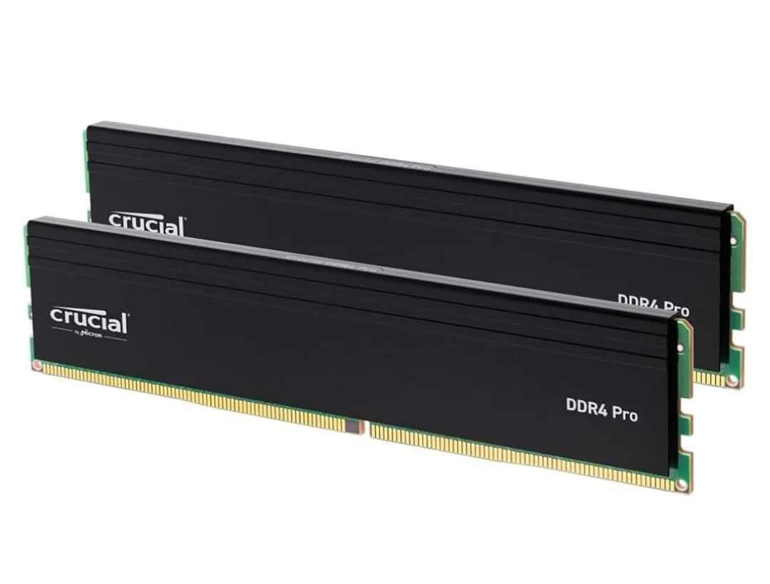 Crucial - 32GB DDR4 Pro RAM Kit - 3200MHz (MT/s) 