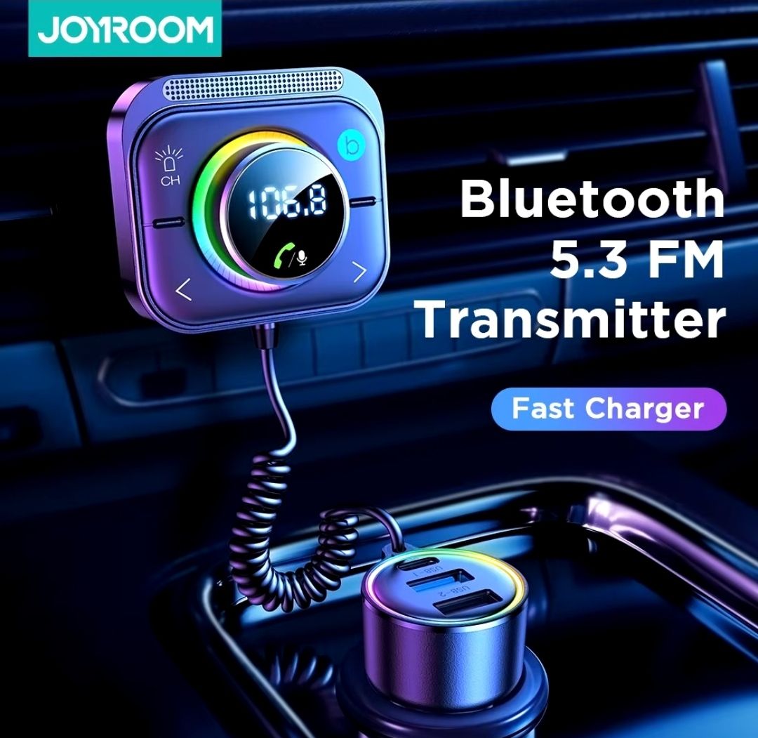 Joyroom - Smart FM Transmitter - 66W - Bluetooth 5.3