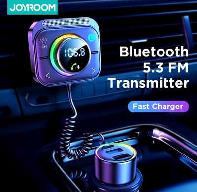Joyroom - Smart FM Transmitter - 66W - Bluetooth 5.3