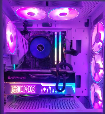 One Piece x Asus - White Gaming PC