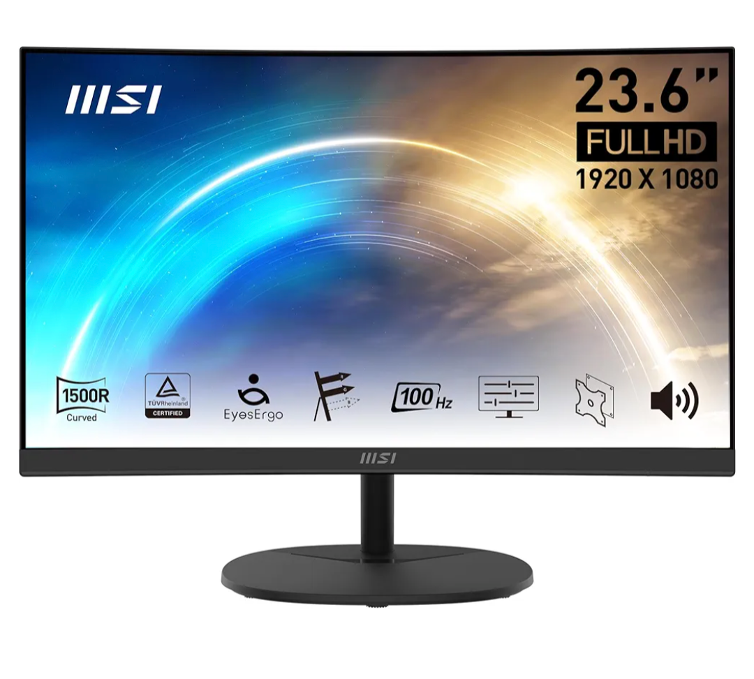MSI 24&quot; Curved Gaming Monitor - 1080p / 100Hz - SPEAKERS