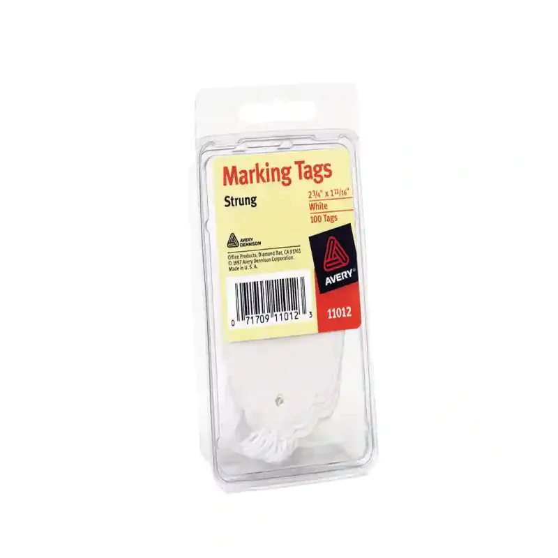 Avery® Etiquetas colgantes para marcar , 4.3 x 7 cms, 100 etiquetas (11012)