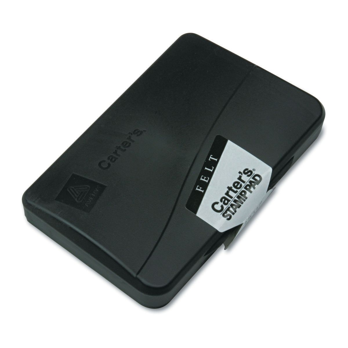 Avery® Almohadilla negra Carter's® para sellos en paño de fieltro, No tienen tinta, 10.8 x 7 cms (21021)