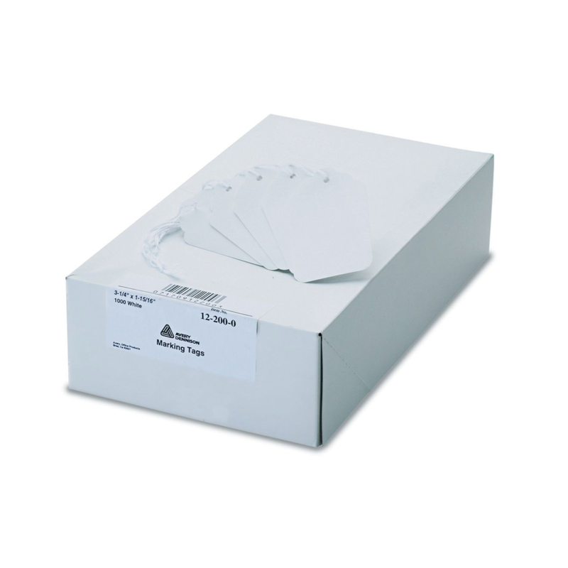 Avery® Etiquetas para marcar, colgantes, 4.9 x 8.3 cms, 1000 etiquetas (12200)