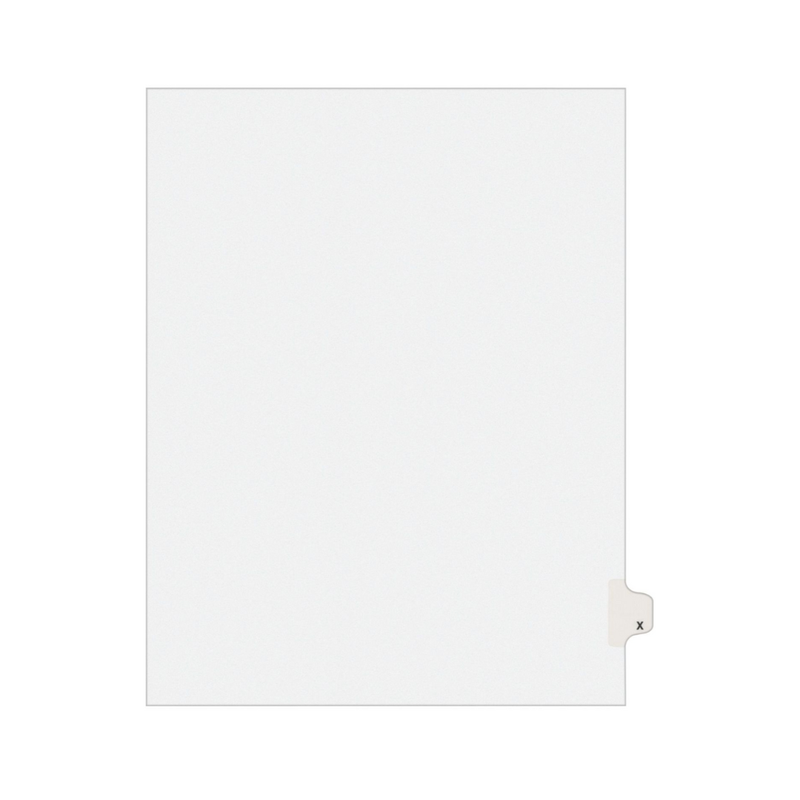 Avery® Separadores legales individuales Avery Style, tamaño carta, X (1424)