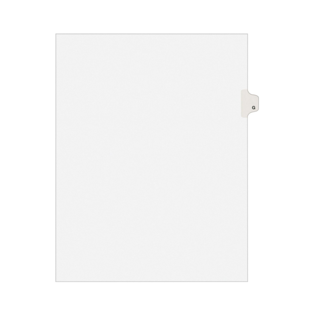 Avery® Separadores legales individuales, estilo Avery, tamaño carta, J (1410)