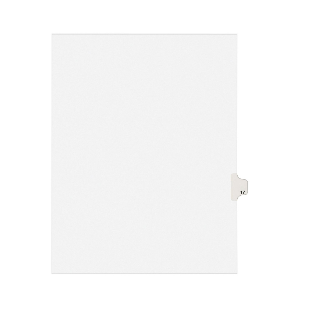 Avery® Separadores Legales Individuales Avery Style, Tamaño Carta, #23 (1023)