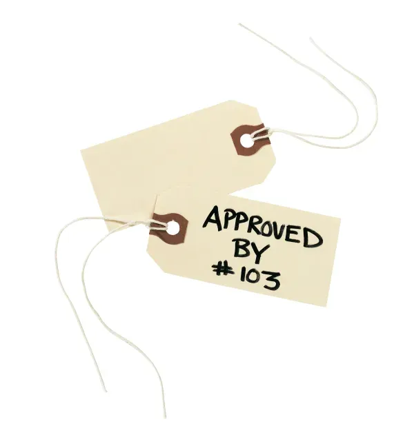 Avery® Etiquetas para envíos por correo, cartulina color manila, estilo colgante, 8.3 x 2.9 cms, 1,000 etiquetas (12502)