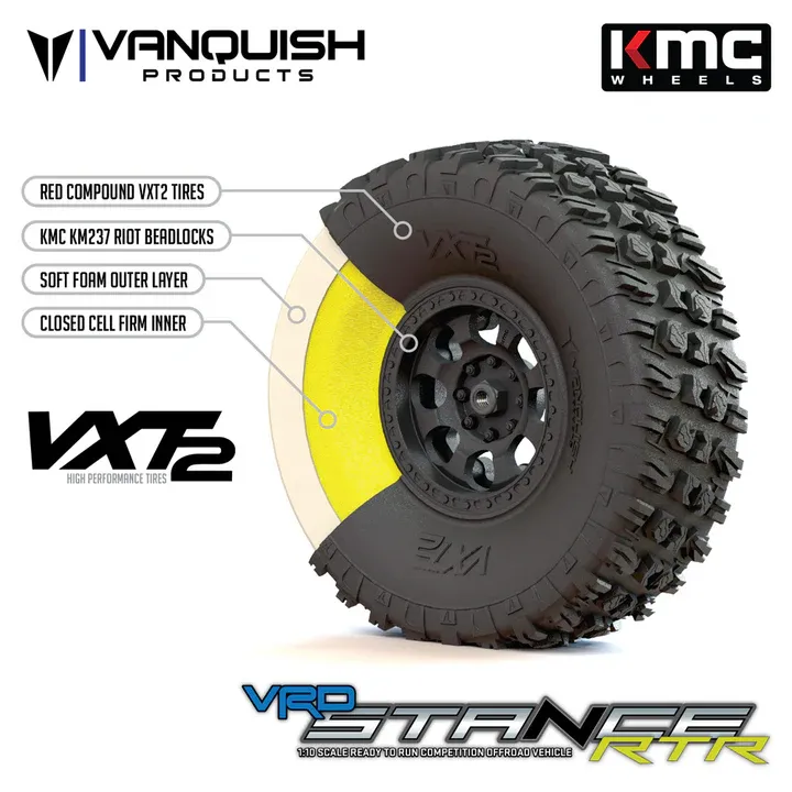 Vanquish Products VRD Stance RTR Portal Axle Comp Rock Crawler (Silver)