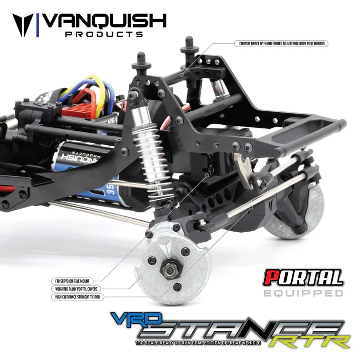 Vanquish Products VRD Stance RTR Portal Axle Comp Rock Crawler (Silver)