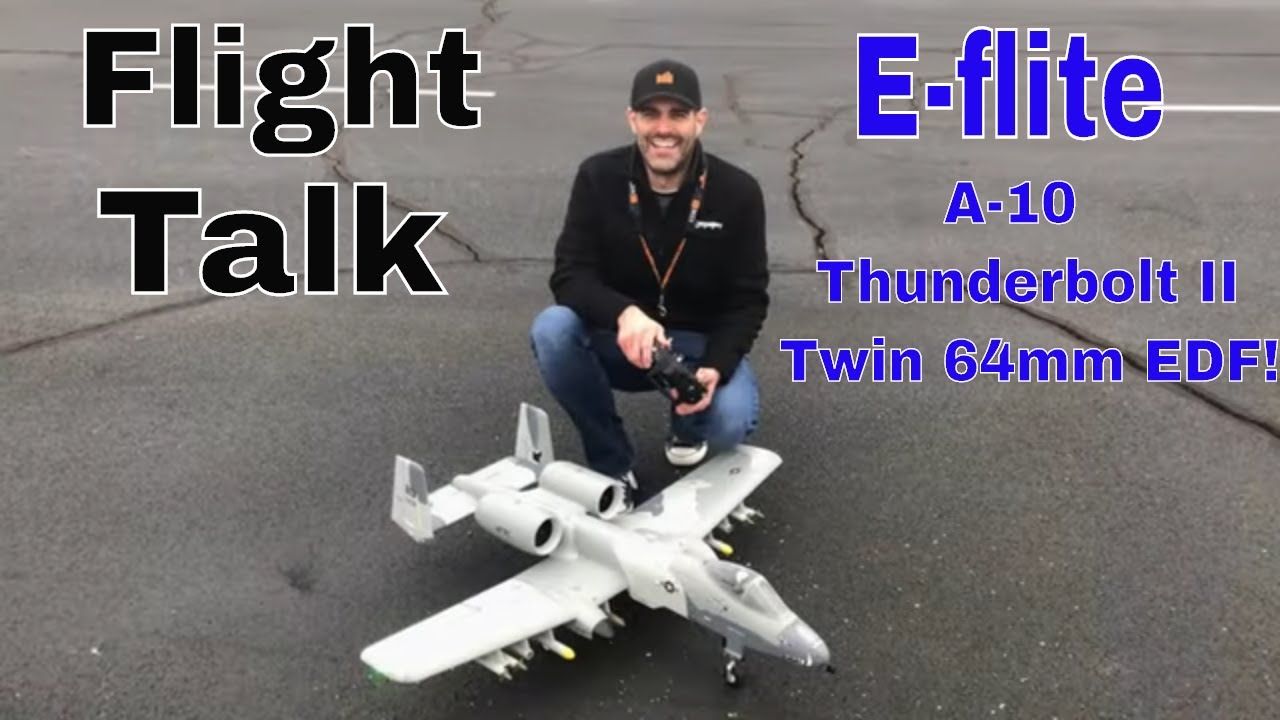 A-10 Thunderbolt II Twin 64mm EDF BNF-B AS3X/SAFE-