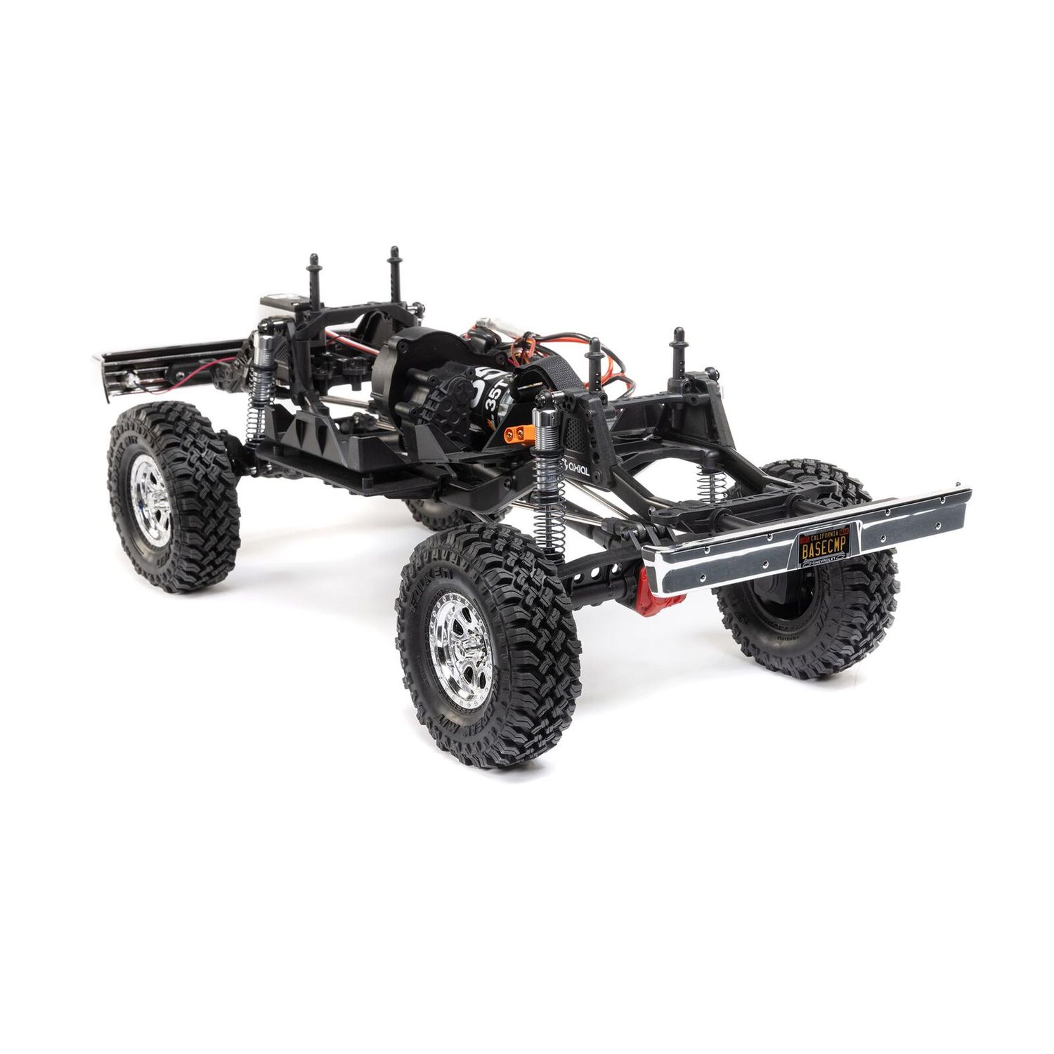 1/10 SCX10 III Base Camp 1982 Chevrolet K10 4X4 RTR Brushed Rock Crawler, Black