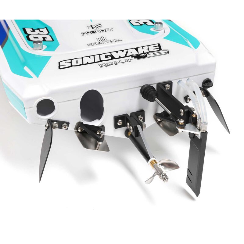 Sonicwake V2 36  Self-Righting, BL, White: RTR