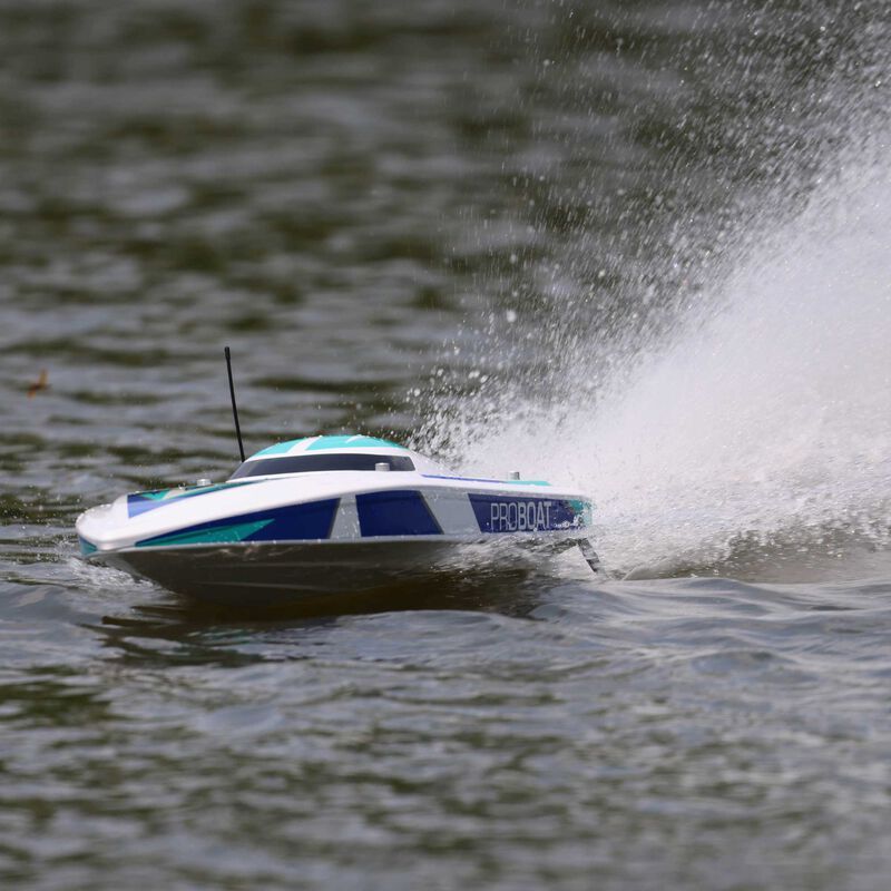 Sonicwake V2 36  Self-Righting, BL, White: RTR
