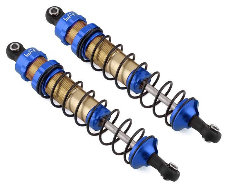 Yeah Racing Traxxas Slash/Stampede/Bandit Aluminum Big Bore Shocks (Blue) (2)