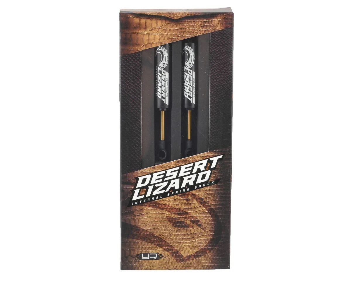 YEA-DDL-090BK  Yeah Racing 90mm Desert Lizard Two Stage Internal Spring Shock (2) (Black)