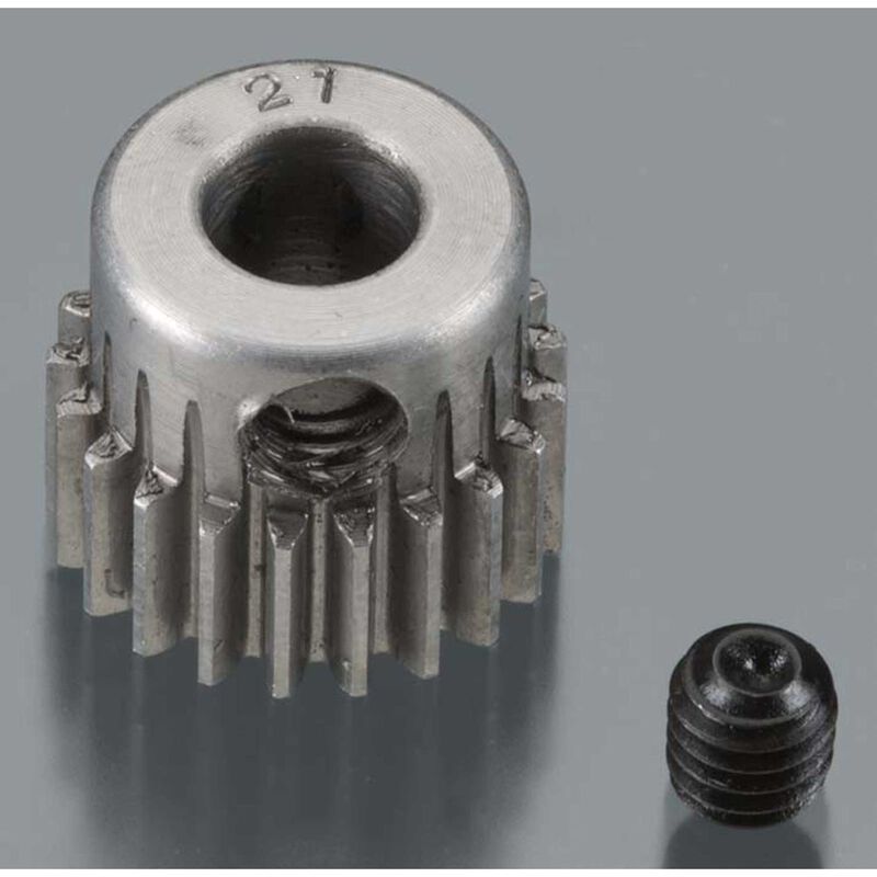 48 Pitch Machined, 21T Pinion 5mm Bore