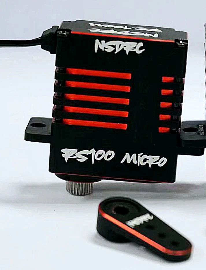 LIMITED EDITION RED RS100 SERVO &amp; HORN