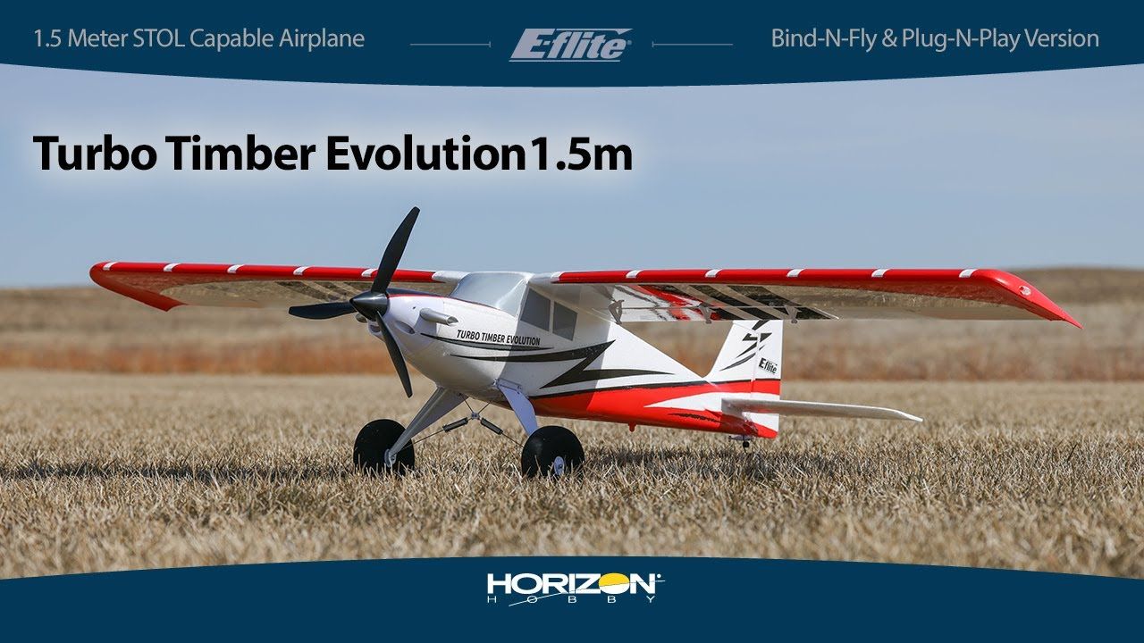 Turbo Timber Evolution 1.5m Smart BNF Basic, Includes Floats