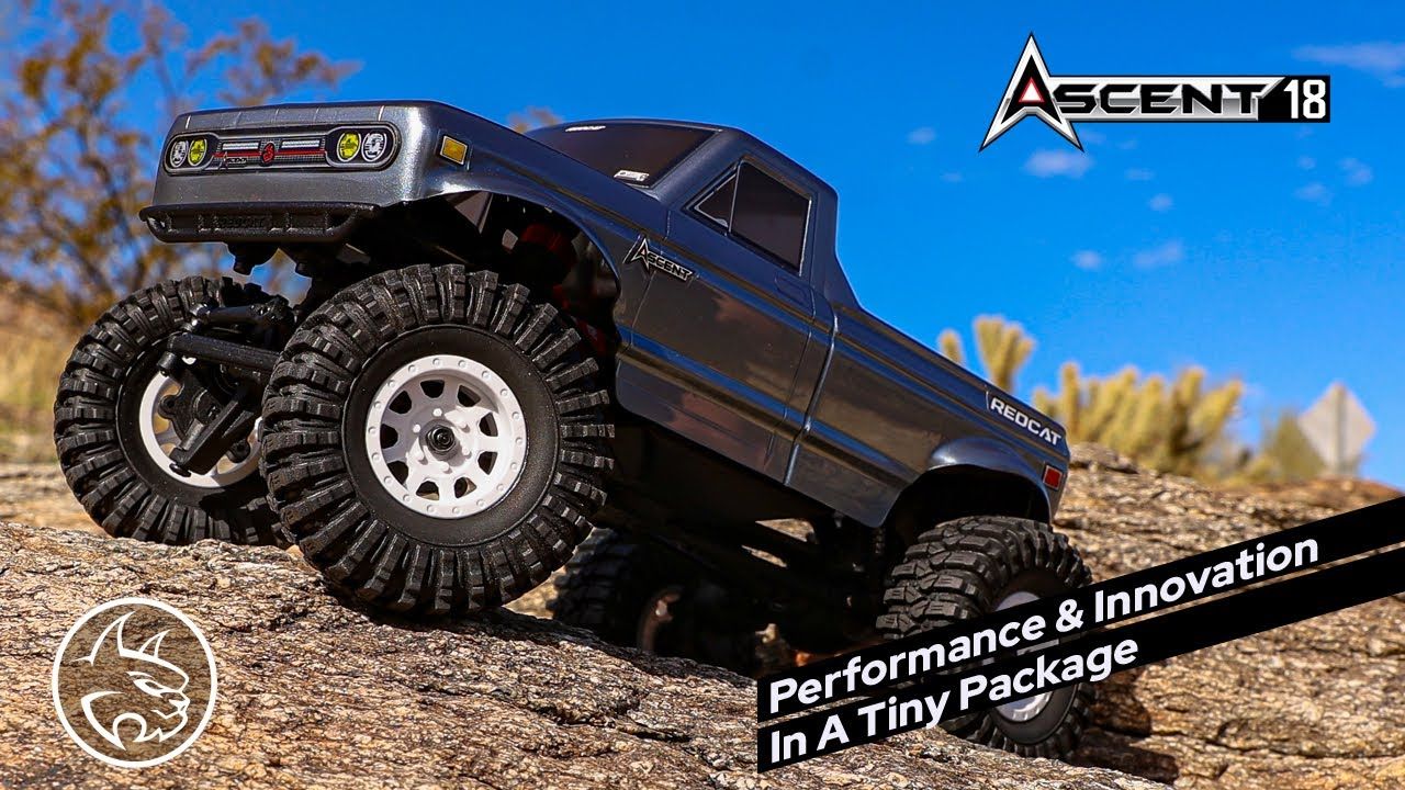 Redcat Ascent-18 RC CRAWLER - 1:18 BRUSHED ELECTRIC (Graphite)