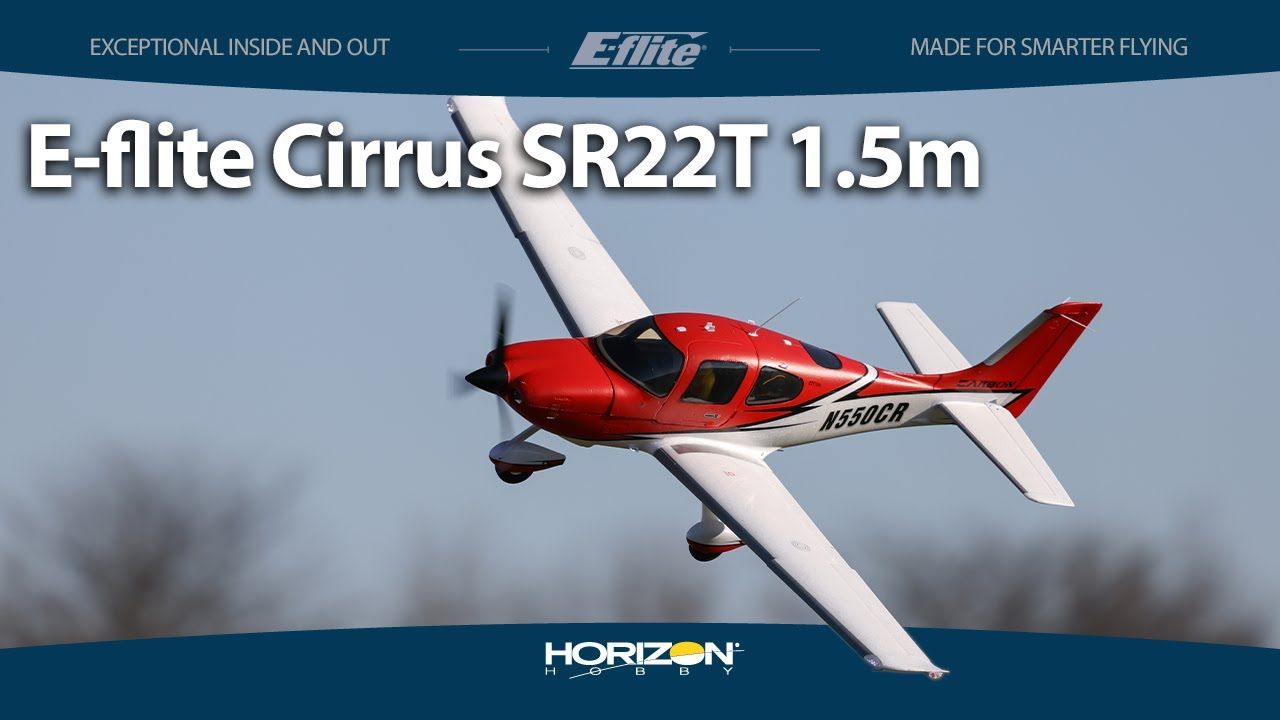 Cirrus SR22T Red 1.5m BNF Basic