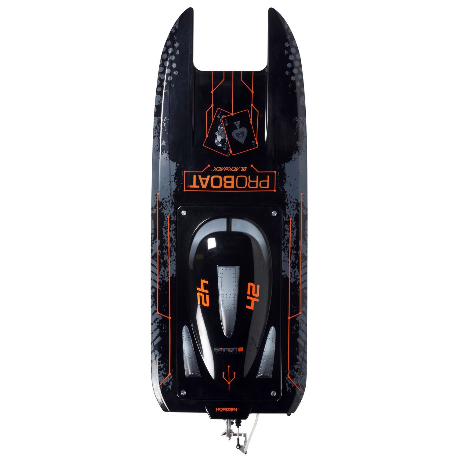 Blackjack 42-inch Brushless 8S Cat,BLK/ORG:RTR