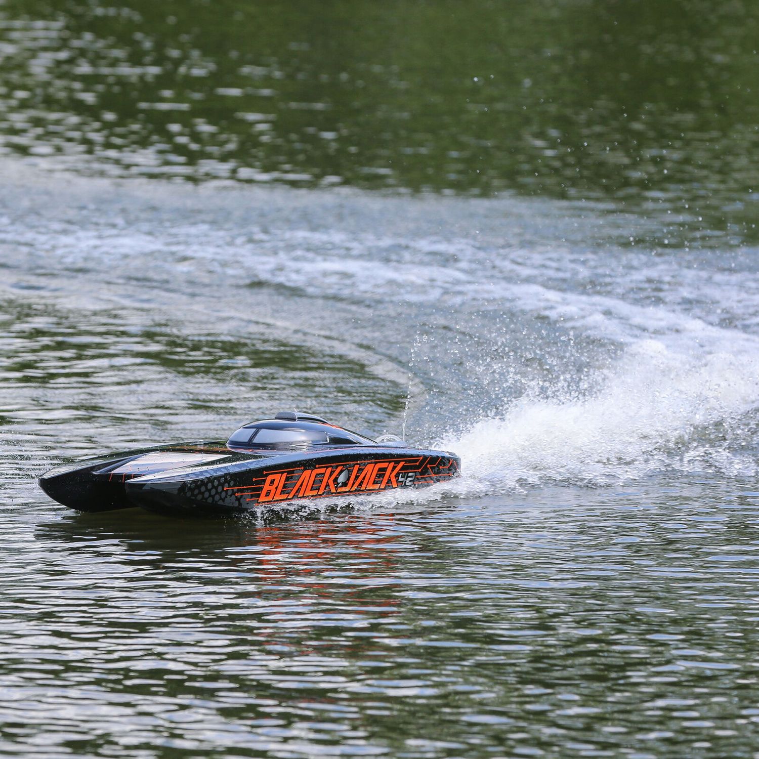 Blackjack 42-inch Brushless 8S Cat,BLK/ORG:RTR