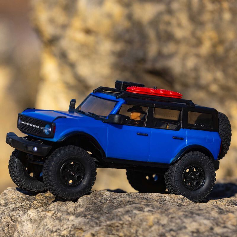 1/24 SCX24 2021 Ford Bronco 4WD Truck RTR, Blue