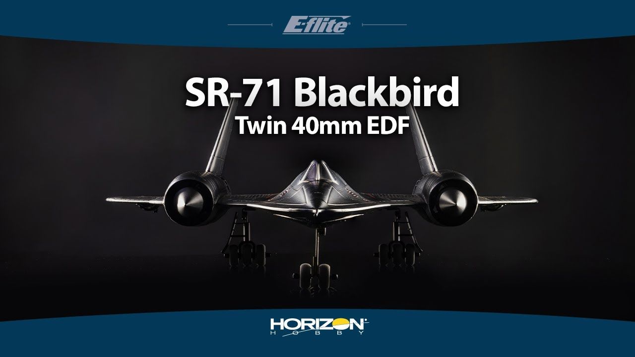 SR-71 Blackbird 40mm Twin EDF BNF Basic